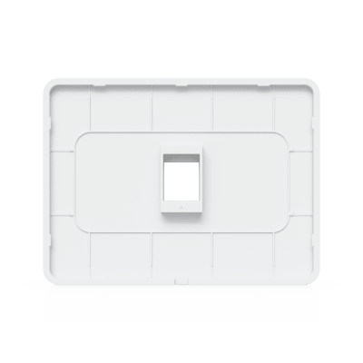 UBIQUITI - Placa Keystone Horizontal / 1 Puerto / Superficie Pintable / Policarbonato y Acero SGCC / 4.4 x 3.2 x 0.12 in / Paquete 4 Piezas