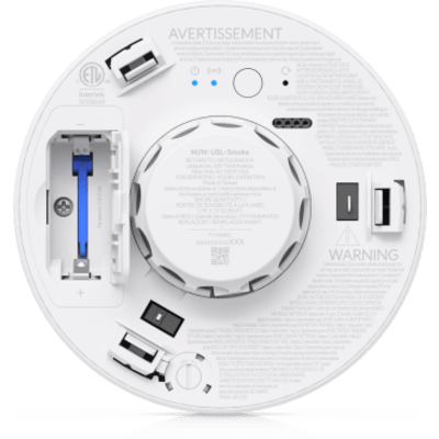 UBIQUITI - Sensor de Humo y CO / Conectividad Inalámbrica 2 km (1.24 mi) / Batería 10 Años / Sirena 85 dB / Integración Unifi Protect