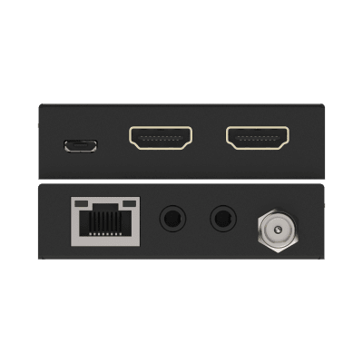 EPCOM PROAUDIO - Extensor HDMI 4K@60Hz | PoC Bidireccional | HDR y Dolby Vision | Audio ARC y Óptico | Transmisión hasta 70m por CAT6