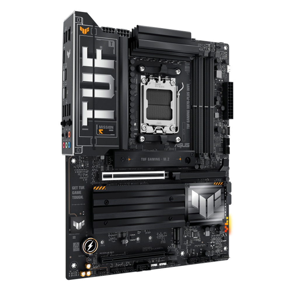 ASUS - Tarjeta Madre Asus (TUF GAMING X870-PLUS WIFI) SOCKET AM5 4 DDR5 HDMI 2 USB4 PCI-E 5.0 WIFI7 ATX