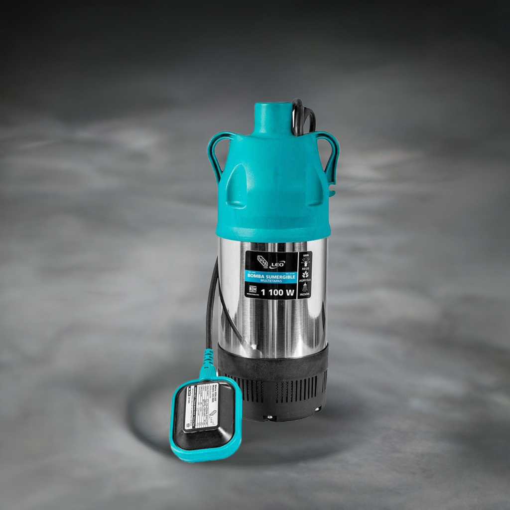 IUSA - Bomba sumergible para cisterna 1.5 hp acero inoxidable