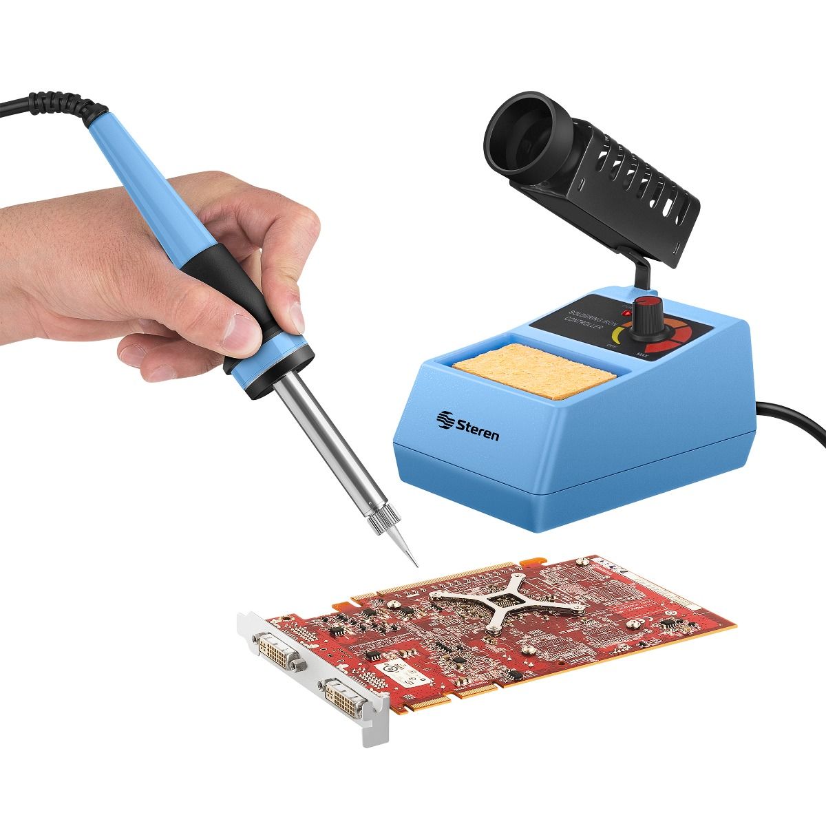 STEREN - Cautin Steren de Estacion con Control de Potencia 45W