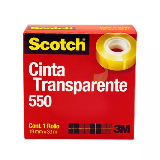 3M - Cinta Scotch 3M 550 0.19x30m con Despachador