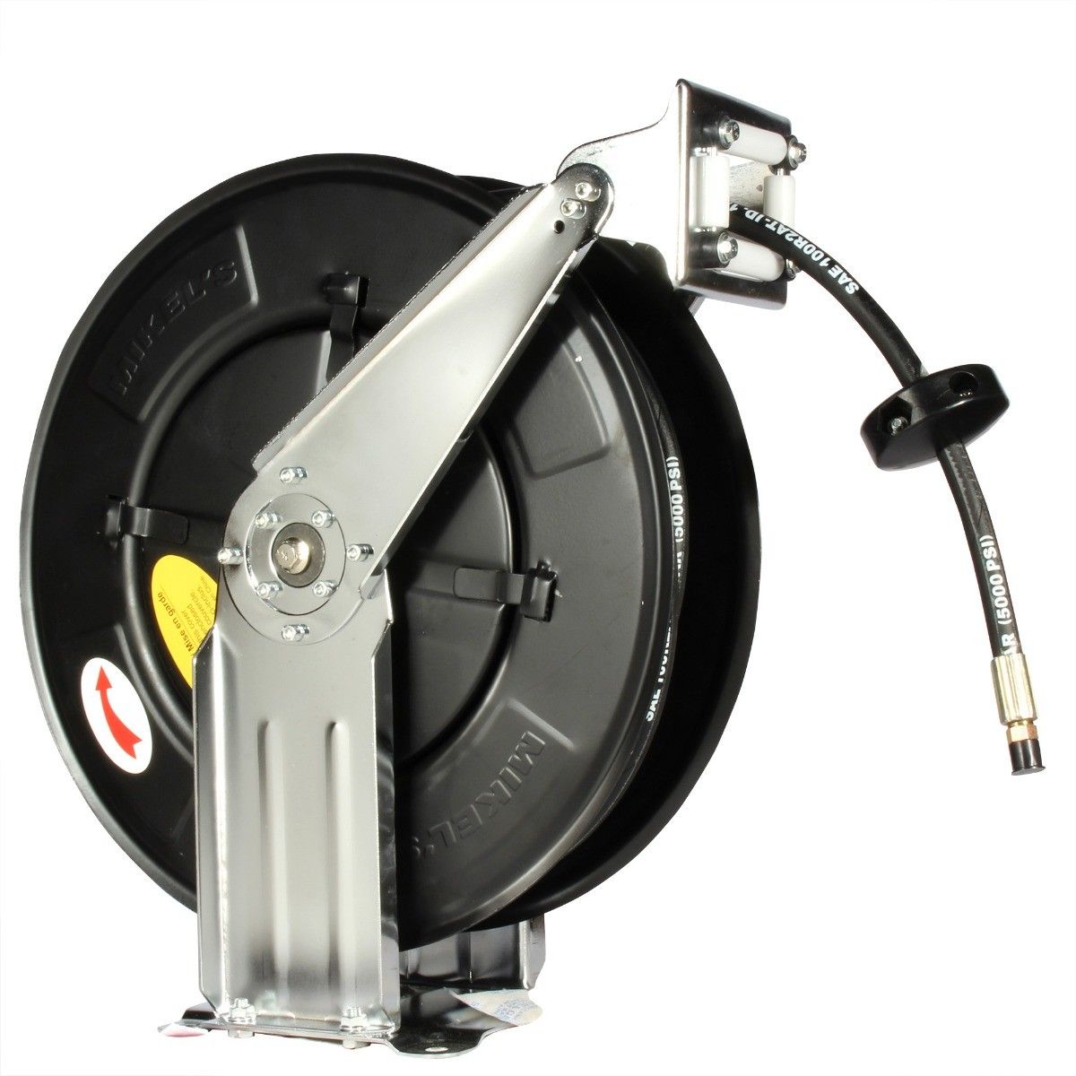 Carrete con manguera para grasa (1/4”, 6.4 mm)