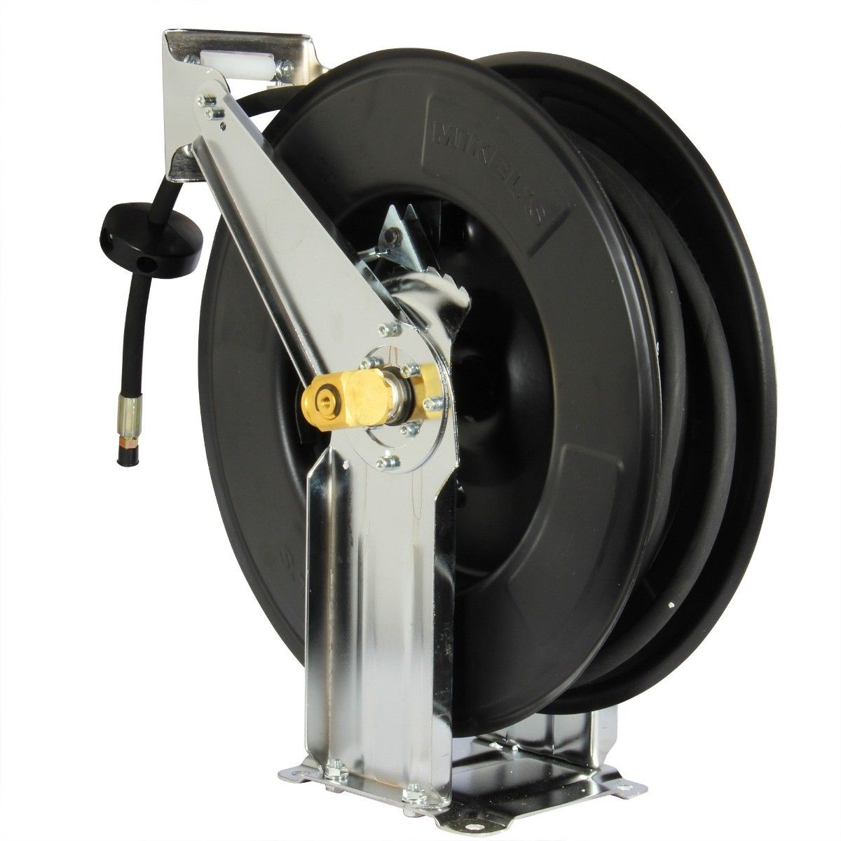 Carrete con manguera para grasa (1/4”, 6.4 mm)