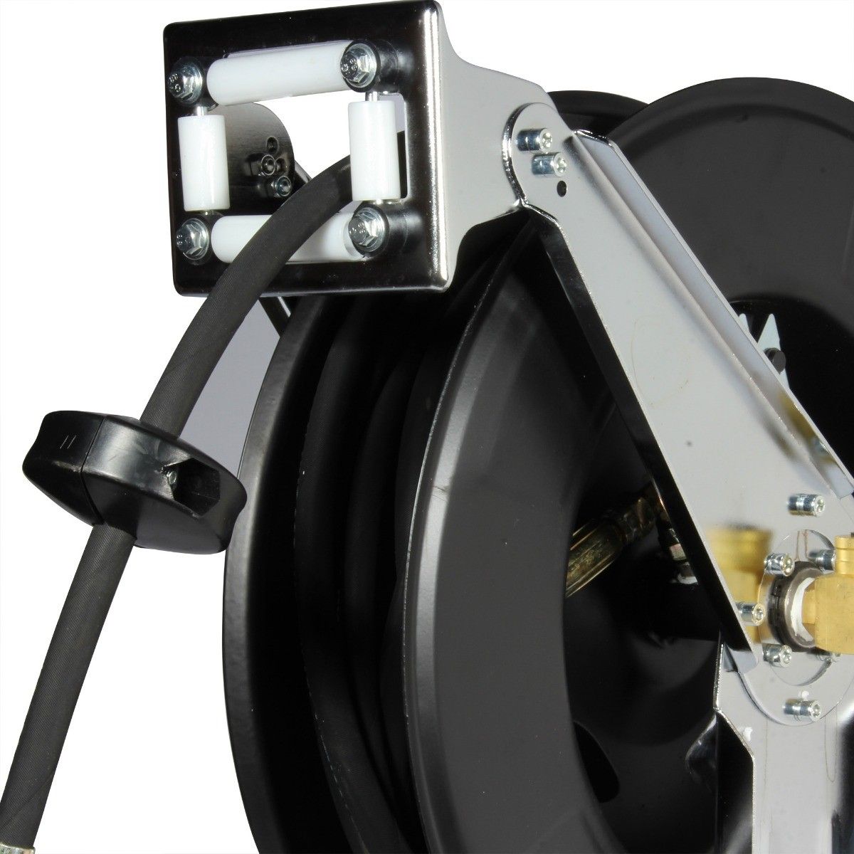 Carrete con manguera para grasa (1/4”, 6.4 mm)