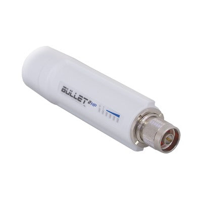 UBIQUITI - Bullet 2 HP, 802.11 b/g (2.4 GHz), 800 mW, 54 Mbps.