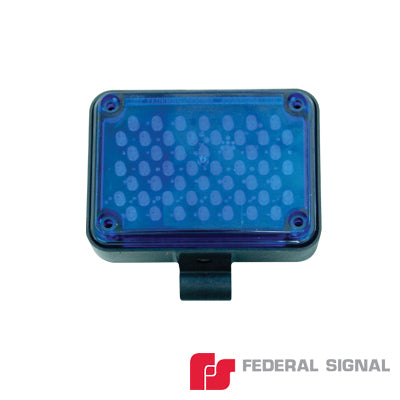FEDERAL SIGNAL - Luz LED para parrilla en color azul, 12 Vcc