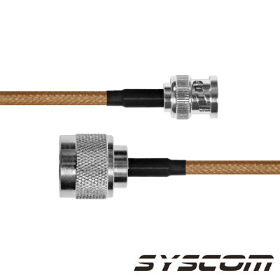 EPCOM INDUSTRIAL - Cable RG-142/U de 60 cms, con conectores BNC Macho a N Macho.