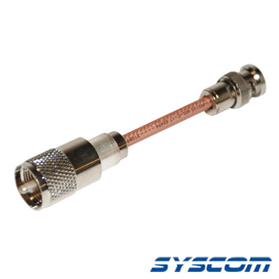 EPCOM INDUSTRIAL - Cable RG142, con conectores BNC Macho /UHF (PL-259) Macho.