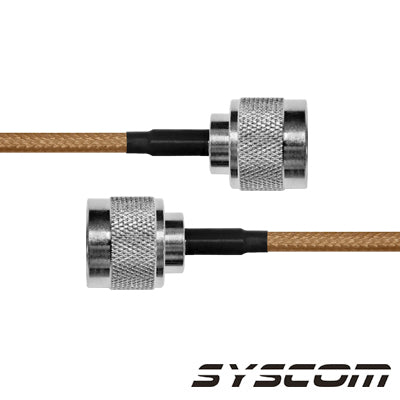 EPCOM INDUSTRIAL - Jumper de 180 cms. con Cable Coaxial RG-142/U y Conectores N Macho a N Macho.