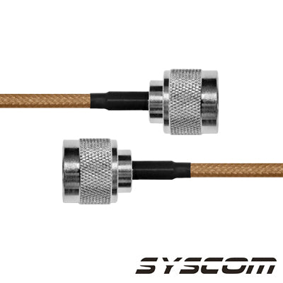EPCOM INDUSTRIAL - Cable Coaxial RG-142/U de 60 cm. para 50 Ohm, con Conectores N Macho a N Macho.