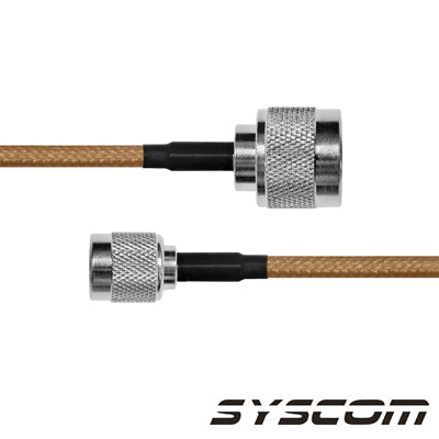EPCOM INDUSTRIAL - Cable RG142, Conectores N MACHO/TNC MACHO INVERSO.