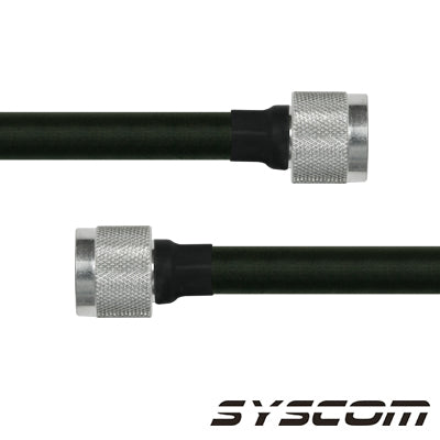 EPCOM INDUSTRIAL - Cable RF400, con conductores N Macho en ambos extremos.