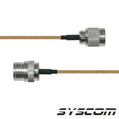 EPCOM INDUSTRIAL - Cable RG142, con conectores N Hembra en un extremo y en el otro TNC Macho Inverso.