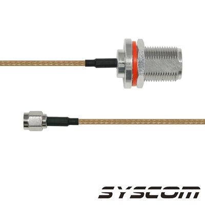 EPCOM INDUSTRIAL - Cable RG316, con conectores N HEMBRA/SMA.