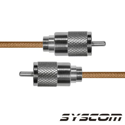 EPCOM INDUSTRIAL - Cable Coaxial LP142 de 60 cm, con conectores UHF Macho a UHF Macho (PL-259).