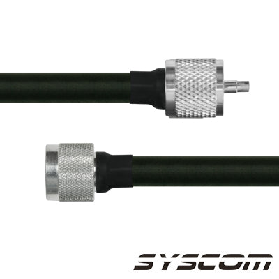 EPCOM INDUSTRIAL - Cable RF400, con conectores UHF (PL-259) Macho / N Macho.