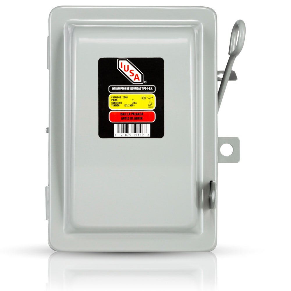 IUSA - Interruptor de seguridad 1 o 2 fases (2 hilos)