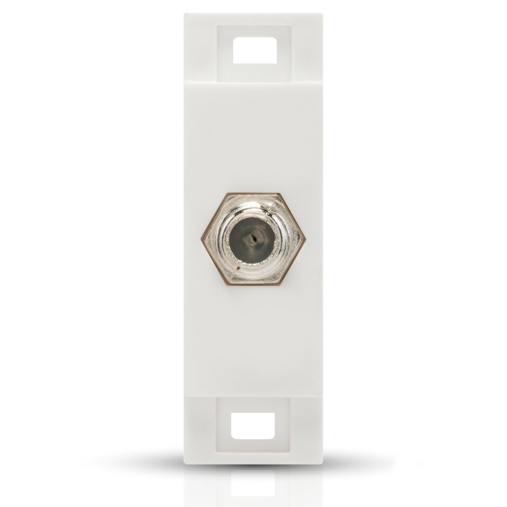 IUSA - Toma coaxial tradizione color blanco