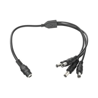 EPCOM POWERLINE - Paquete de 8 piezas de Cable con Conector Jack Hembra 3.5 mm con 2 Salidas de Jack Macho