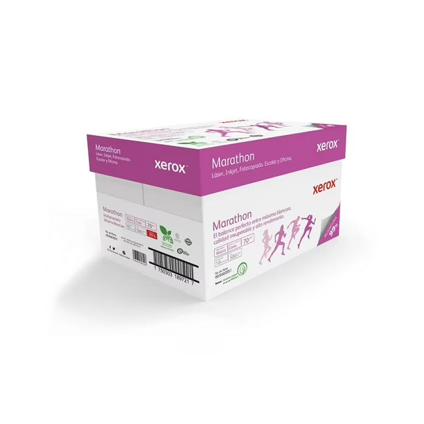 XEROX - Papel Cortado Xerox Bond Marathon Oficio 70Grs 99% Blancura C/5000 Hojas
