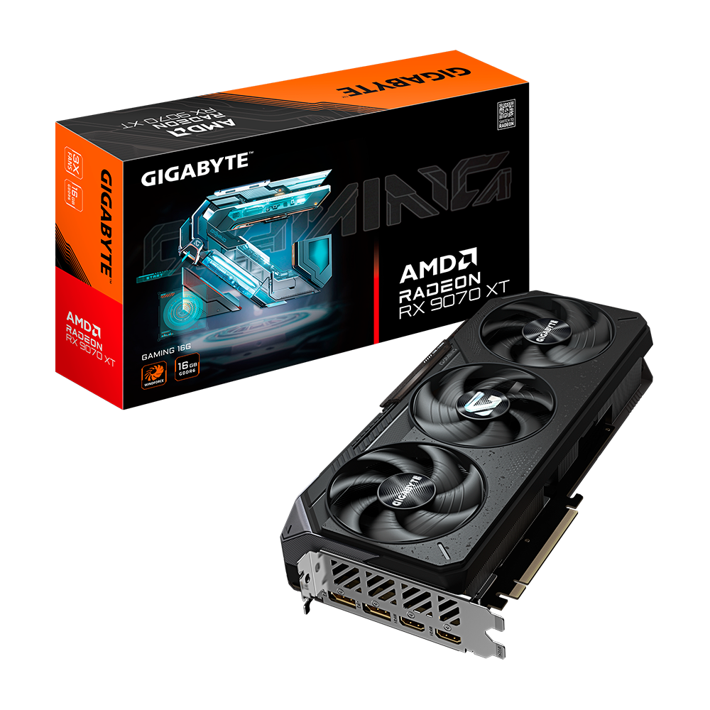 GIGABYTE - Tarjeta de Video Gigabyte AMD Radeon RX 9070 XT GAMING OC 16GB 256-bit GDDR6 PCI Express 5.0