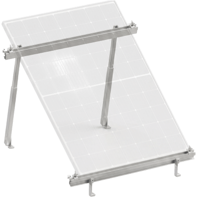 EPCOM POWERLINE - Montaje para Panel Solar, Riel "8" de 1400mm para Módulos con Espesor de 35mm, Velocidad de Viento Máx. 136km/h (20° a 45°)