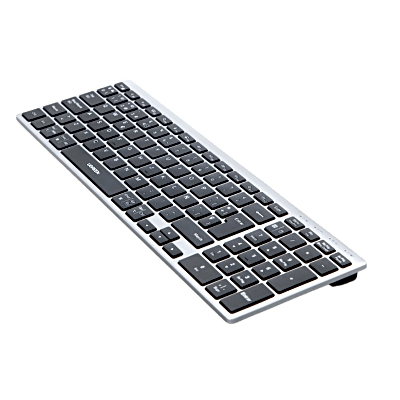 UGREEN - Teclado Inalámbrico Multimodo / Bluetooth + 2.4 GHz / 3 Dispositivos Simultáneos / Recorrido de Tecla 1.8 mm / Batería 500 mAh / USB-C / Alcance 10 m (33 ft)