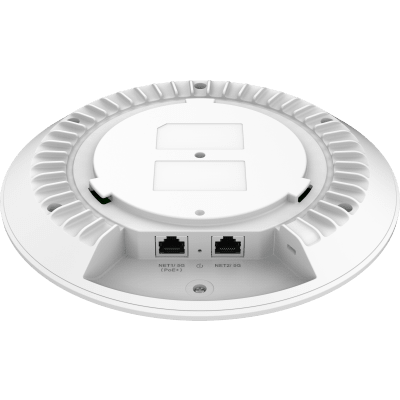 GRANDSTREAM - Punto de Acceso Wi-Fi 7 / Triple Banda BE11000 / MU-MIMO 2x2:2 / 384 Clientes Simultáneos / 2 Puertos 5G Ethernet con PoE+ / Cobertura Hasta 175 mts / BLE 5.3 / Gestión Integrada y en la Nube