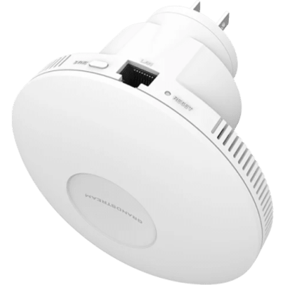 GRANDSTREAM - Extensor Mesh Wi-Fi 6 AX3000 / Punto de Acceso / MU-MIMO 2.4G 2x2:2 y 5G 3x3:2 / Throughput 3 Gbps / Puerto Gigabit / Alcance 120 m (394 pies) / 128 Clientes / QoS Avanzado / Gestión Cloud GDMS