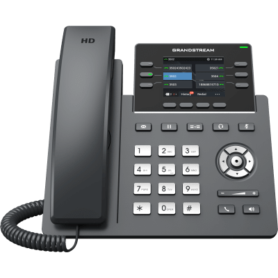 GRANDSTREAM - TELÉFONO IP 6 LÍNEAS GRADO OPERADOR / 24 TECLAS MULTIPROPÓSITO VIRTUALES / WI-FI 6 DOBLE BANDA Y BLUETOOTH / DOS PUERTOS GIGABIT / PANTALLA LCD A COLOR INTERCAMBIABLE / SEGURIDAD NIVEL EMPRESARIAL