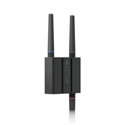 UBIQUITI - Router UniFi Ultra LTE con WiFi 4 / ranura para 1 tarjeta SIM / 2 Puertos RJ45 10/100Mbps / Alimentación por USB Type-C y ATX DC / Bandas LTE B2, B4, B5 /