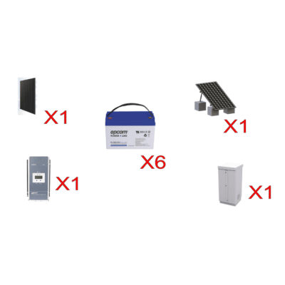 EPCOM POWERLINE - Kit Solar para repetidores KENWOOD/ NXR1700/1800
