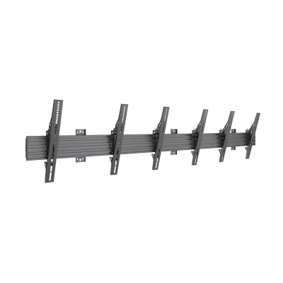 EPCOM INDUSTRIAL - Soporte de Pared para TV / Riel Triple 400T / Capacidad 110 lbs (50 kg) / Compatible 32"-65" / VESA 100x100-600x400 mm / Ajuste Ángulo 5°-15° / Montaje Profesional