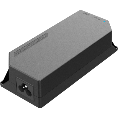 GRANDSTREAM - PoE Injector Grandstream 30W MultiGigabit / Compatible con IEEE 802.3af/at / 1x 2.5Gbps RJ45 LAN IN / 1x 2.5Gbps RJ45 LAN OUT con PoE 30W / 100~240VAC / 54VDC / Plug-and-Play / FCC, CE, RCM, IC