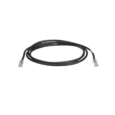 PANDUIT - Cable de Parcheo TX6, UTP Cat6, 24 AWG, CM, Color Negro, 2.13 Metros (7 Pies)