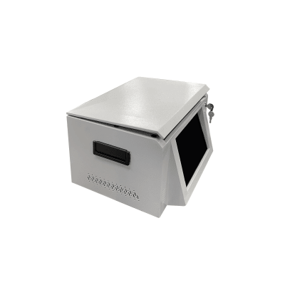 EPCOM - Estación de Descarga para Body Cams / Pantalla Táctil 12" Full HD / 8 Canales Simultáneos / Almacenamiento 128 GB / Ethernet 1000 Mbps / Android 12