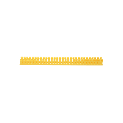 PANDUIT - Canaleta Ranurada de PVC sin Tapa, Tipo H (Tapa Abisagrada), 2 in de Ancho, 2 in de Alto y 3048 mm de Largo, Color Amarillo