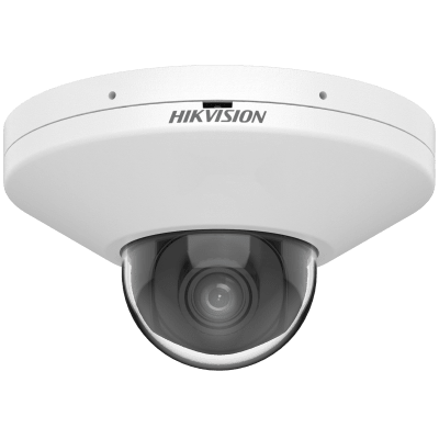 HIKVISION - [Hik AI] Mini Domo IP 4 Megapixel / Lente 2 mm / Ideal para Elevadores / Diseño Compacto / ColorVu / 2 Micrófonos Integrados / Interior / ACUSENSE / Captura Facial / PoE / WDR 130 dB / ONVIF / Micro SD