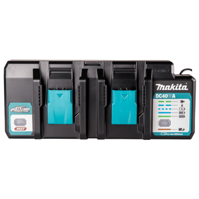 MAKITA - Cargador Rápido Doble para Batería Litio Ion de 40V XGT®