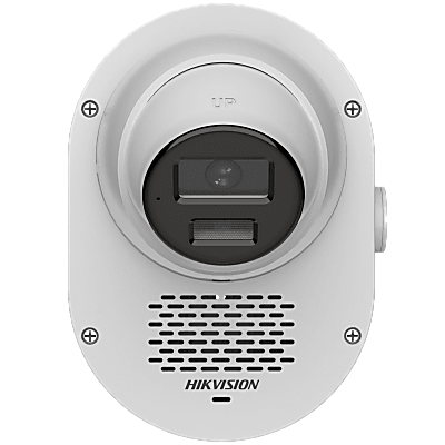 HIKVISION - Cámara Turret TURBOHD 2 Megapixel (1080p) / Imagen a Color 24/7 con Apertura F1.0 / Audio Bidireccional y Sirena / Luz Blanca e IR 40 m (131.2 ft) / IP67 / Smart-Hybrid Light / 3D DNR