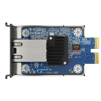 SYNOLOGY - Adaptador de Ethernet E10G18-T1 | 10 Gbps / Compatible con PCIe 3.0 y 2.0 | Autonegociación de 4 u 8 Canales | Perfil Bajo y Altura Completa | Compatibilidad con Synology DSM 6.1.7 o Posterior.