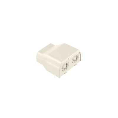 PANDUIT - Conexión de tubería a canaleta T70, Salidas de 1/2", 3/4", 1" y 1 1/4", material ABS, Color Blanco Mate