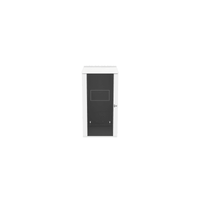 PANDUIT - Gabinete PanZone de Montaje en Pared, de 19in, Puerta con Ventana de Seguridad, 26 UR, 762mm de Profundidad, Color Blanco
