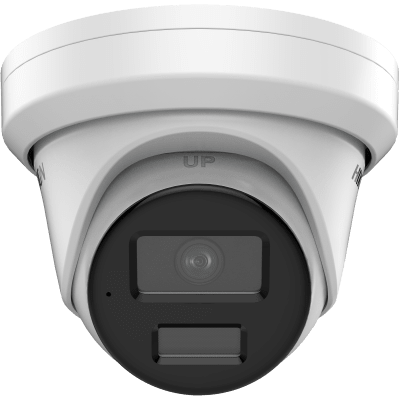 HIKVISION - Turret IP 4 Megapixel / Lente 4 mm / Dual Light (40 mts IR + 40 mts Luz Blanca / DARKFIGHTER S / Microfono Integrado /  Exterior IP67 / WDR 130 dB /  4 Analíticos: AcuSense, Deteccion Facial, Conteo de Personas por Cruce y Zona