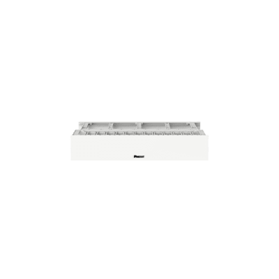 PANDUIT - Organizador de Cables Horizontal NetManager de Alta Densidad, Doble (Frontal y Posterior), Para Rack de 19in, 2UR, Color Blanco