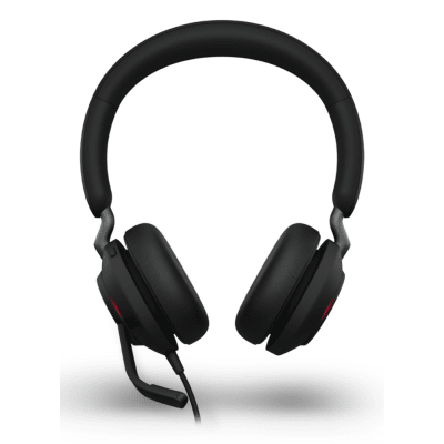 JABRA - Jabra Evolve 2 40SE, Auricular Stereo Versión MS con Aislamiento de Ruido, Conexión USB C/A y Indicador de Ocupado (Busylight) (24189-999-799)