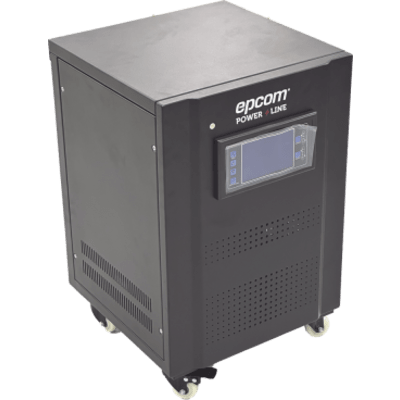 EPCOM POWERLINE - Regulador de Voltaje Industrial / Ferrorresonante Split Phase / 7.5 kVA / 7.5 kW / Estabilización ±2% / Eficiencia 98% / Entrada 176-264 Vca / Salida 215.6-224.4 Vca