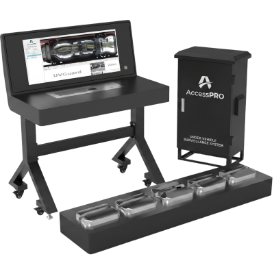 ACCESSPRO - Sistema de Escaneo Subvehicular / Resolución 10000×4096 / Dual Mode Area Scan + Line Scan / LPR >99.9% / IP68 / -40°C a +70°C